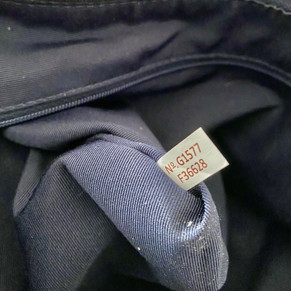 Coach east west pebbled leather Celeste bag in navy - Picture 11 of 15